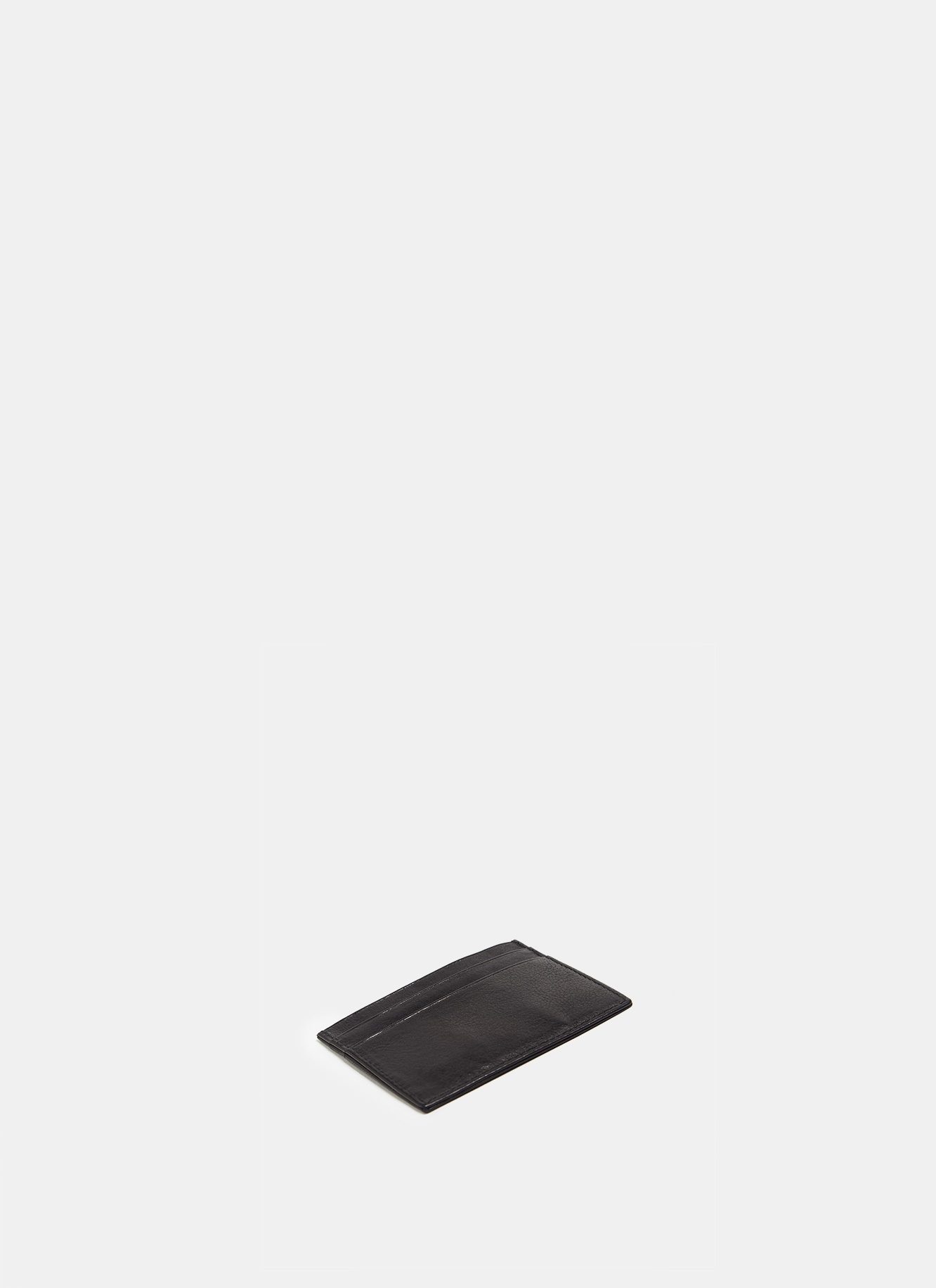 Rectangular leather card holder image number 1