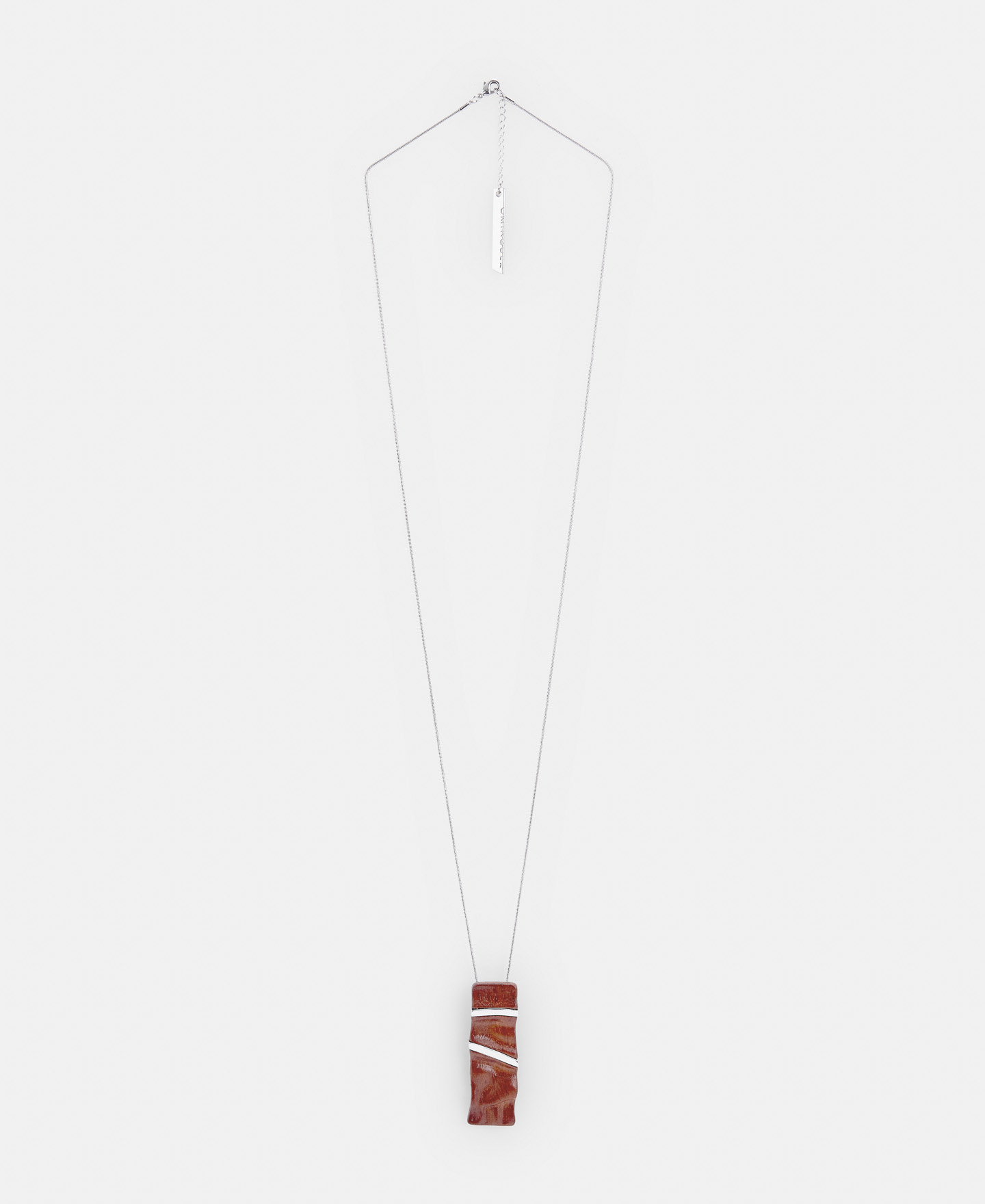Wood and metal pendant image number 0