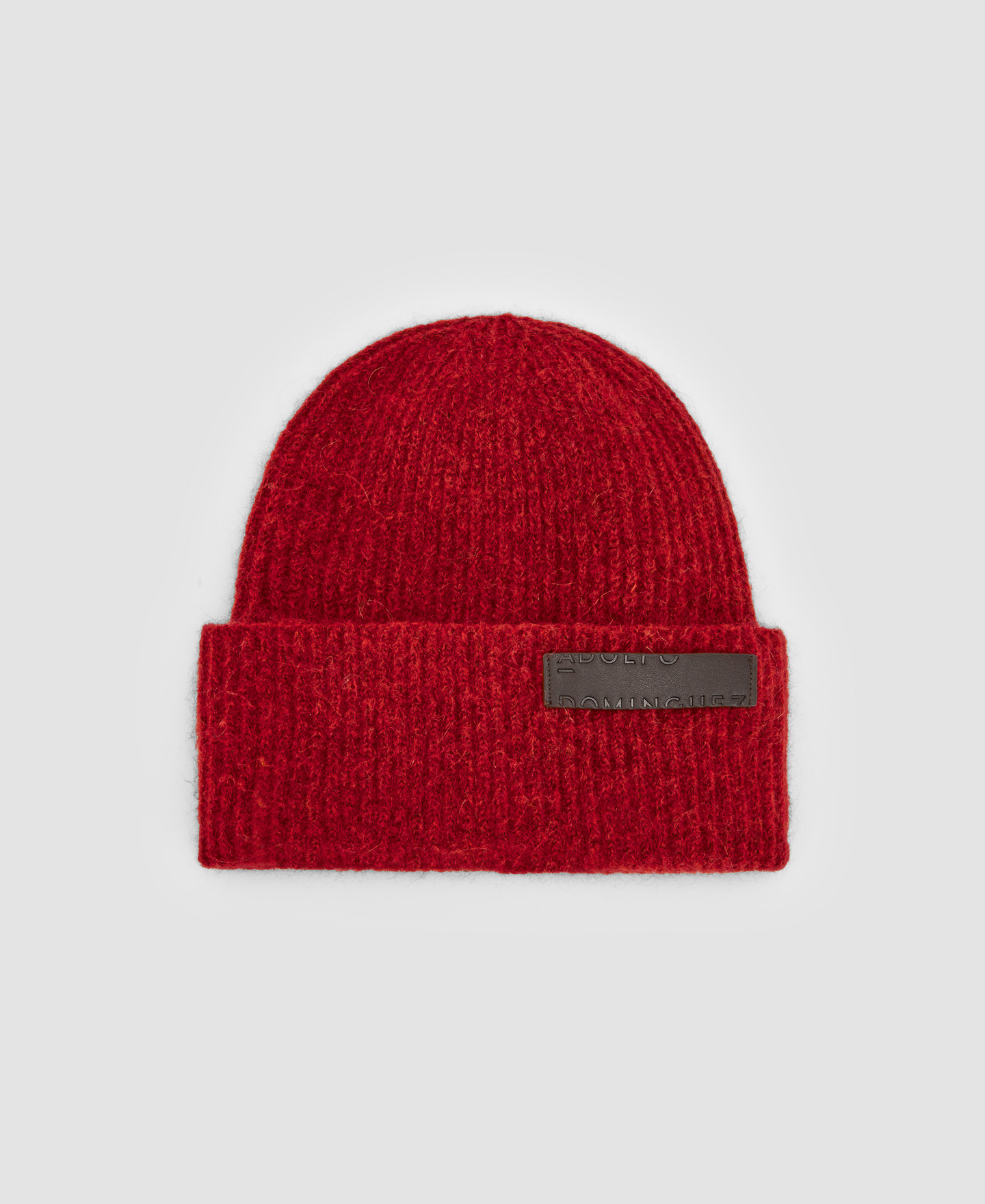 Wool and alpaca knitted beanie cap image number 0