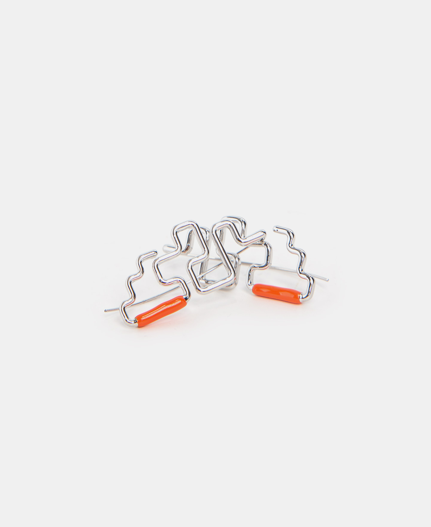 Pendientes laberinto en zinc image number 1