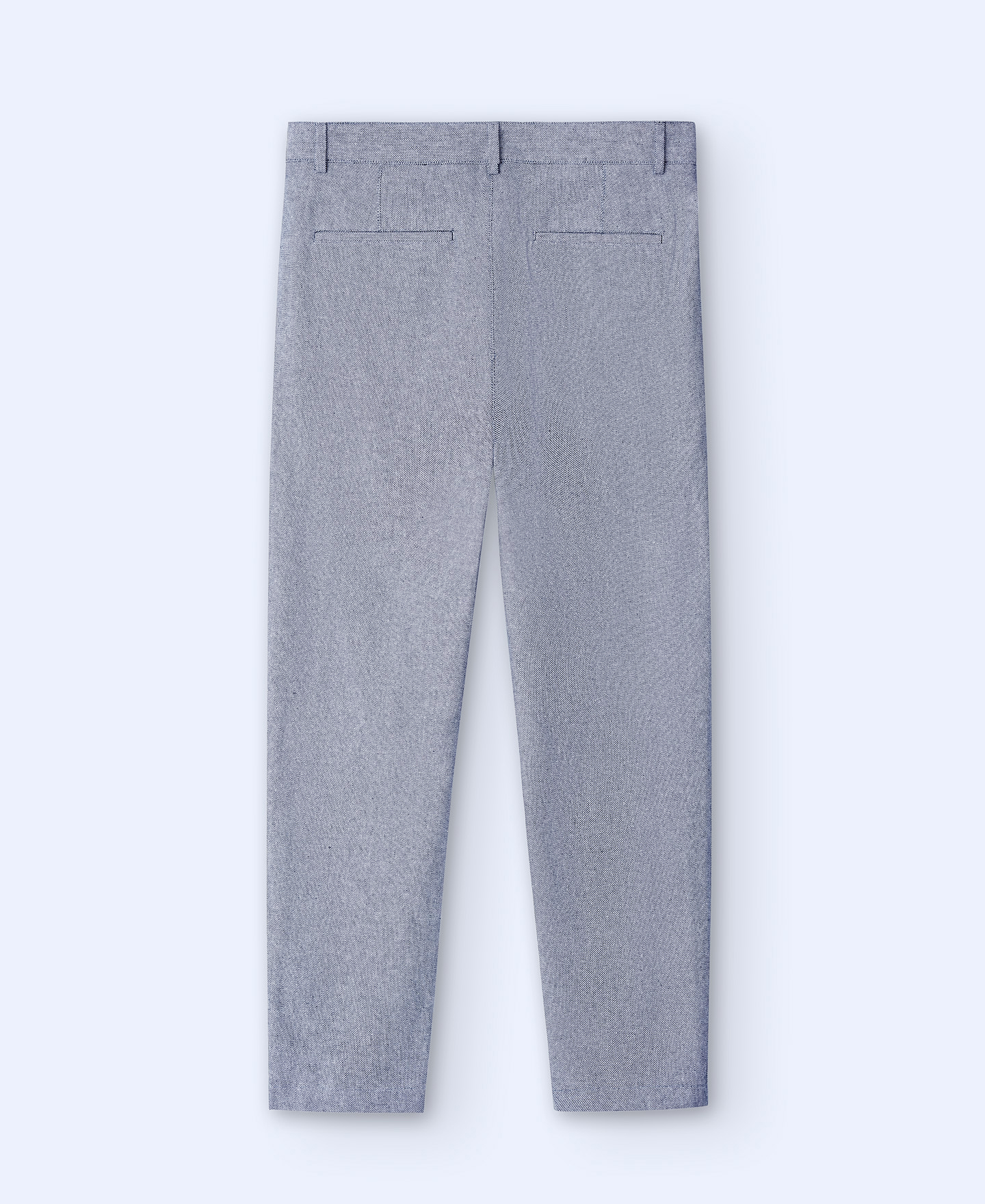 Pantalón chino en algodón y lino image number 5