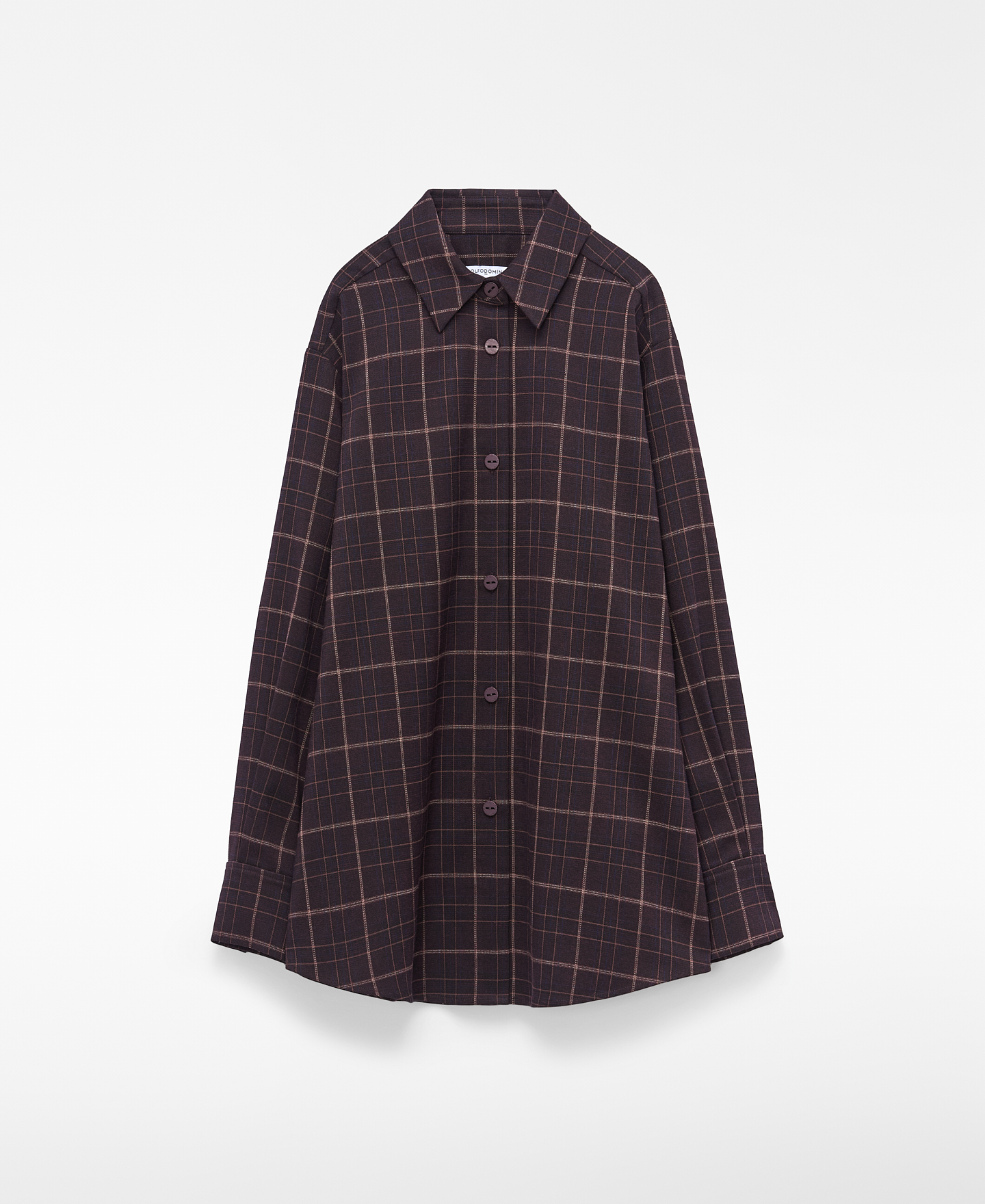Checkered loose shirt image number 4