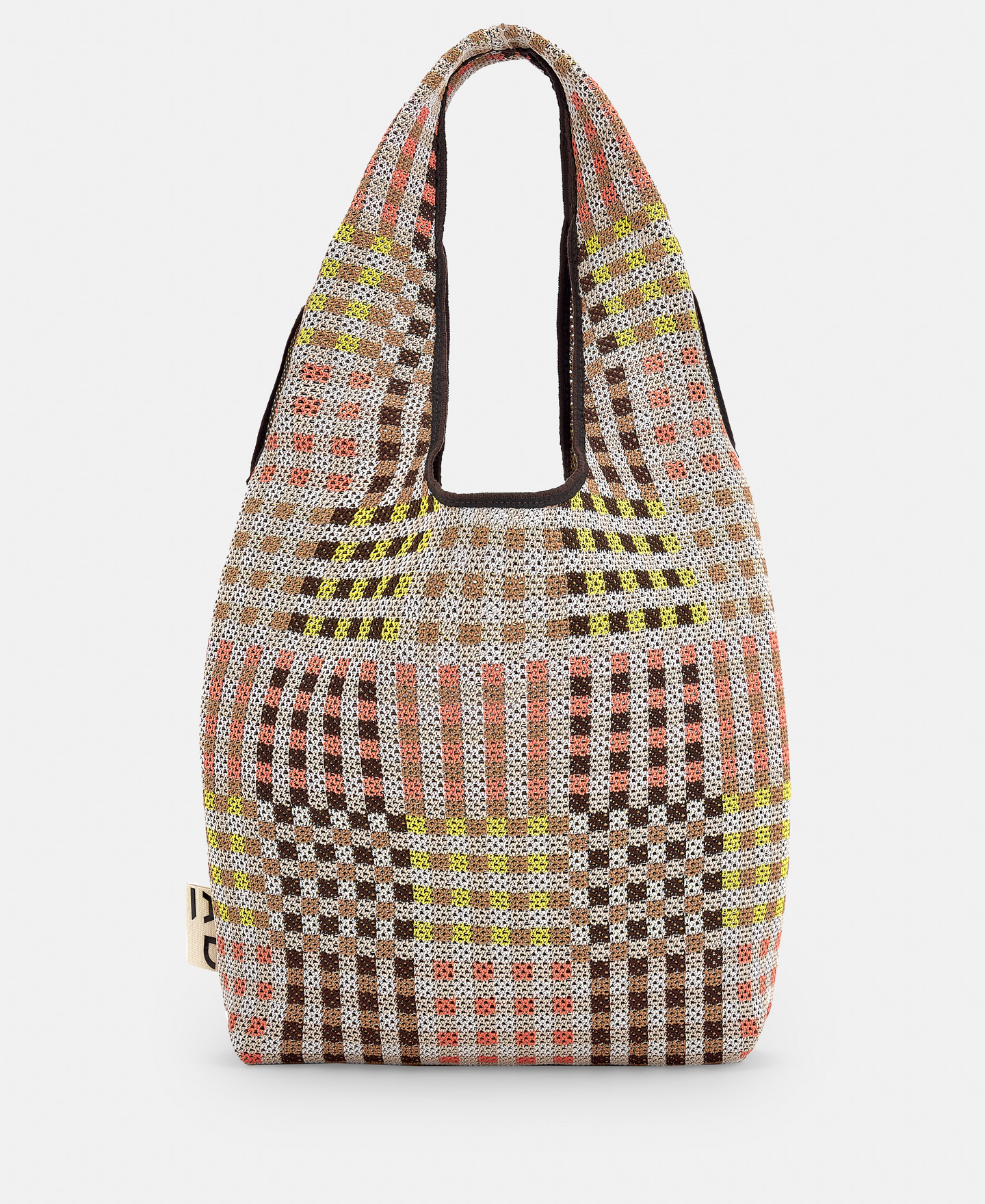 Knitted bag with double handle image number 0