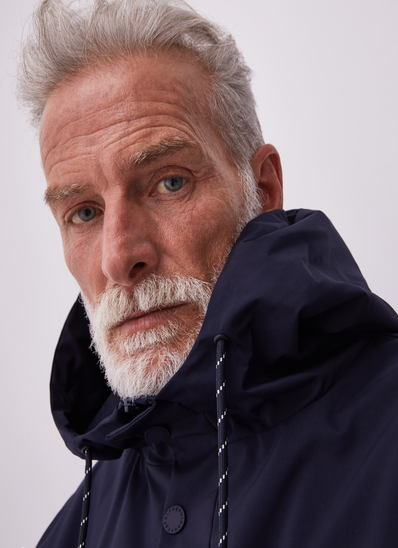 Hooded parka with patch pockets image number 4