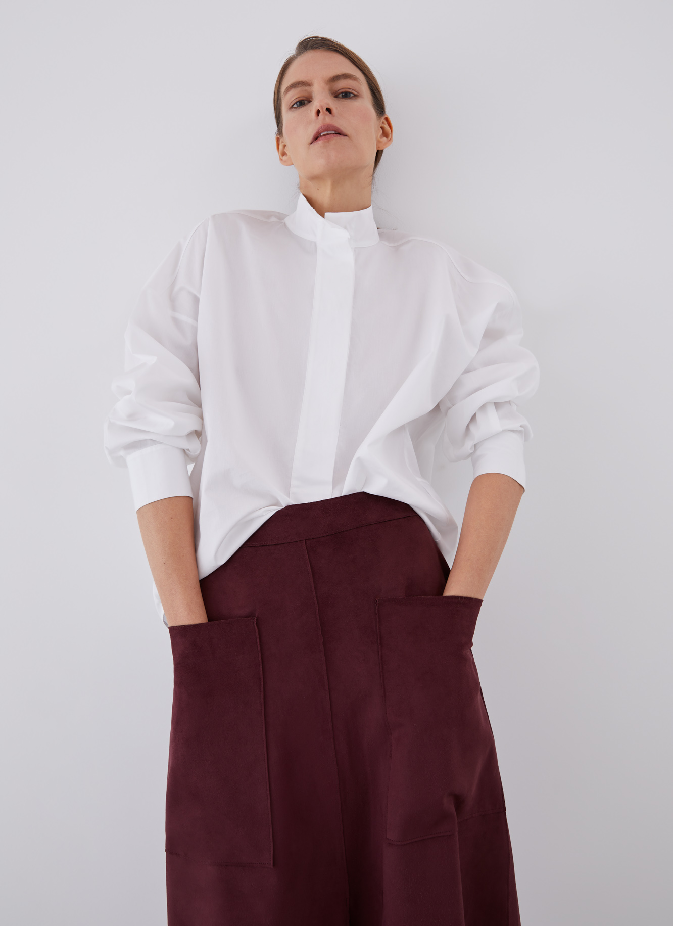 Texture skin midi skirt image number 2