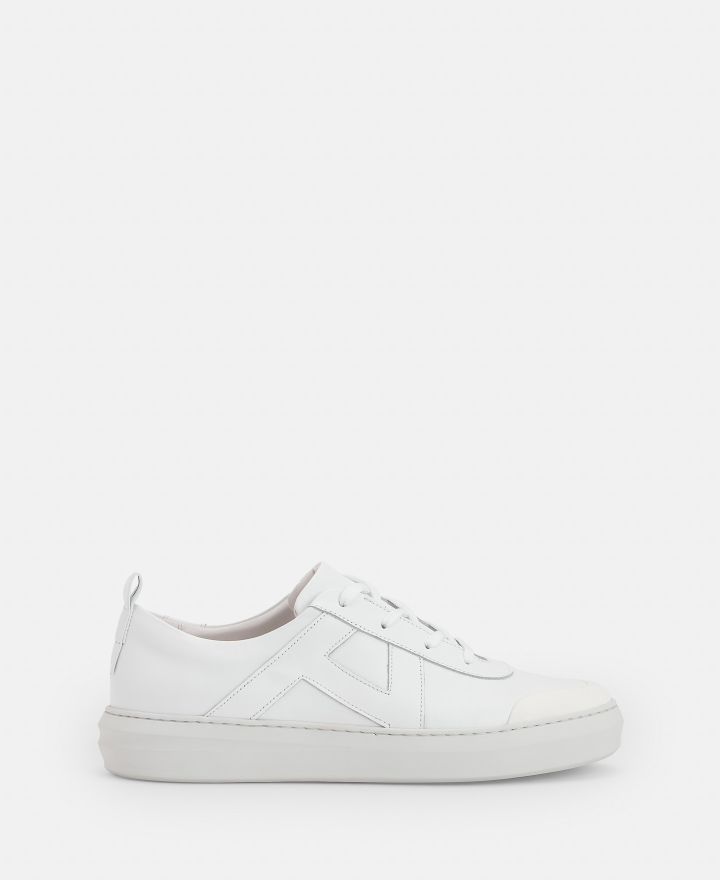 Logo leather sneaker image number 0