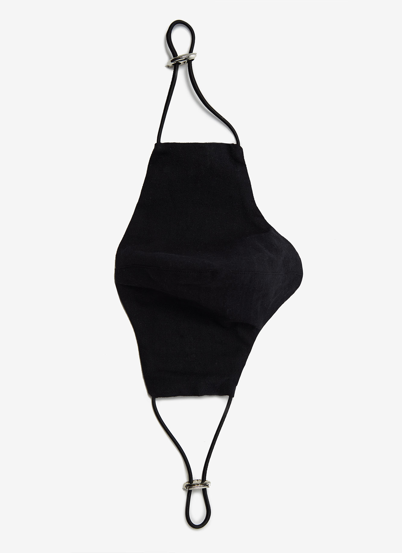 Reusable linen blend face mask image number 2