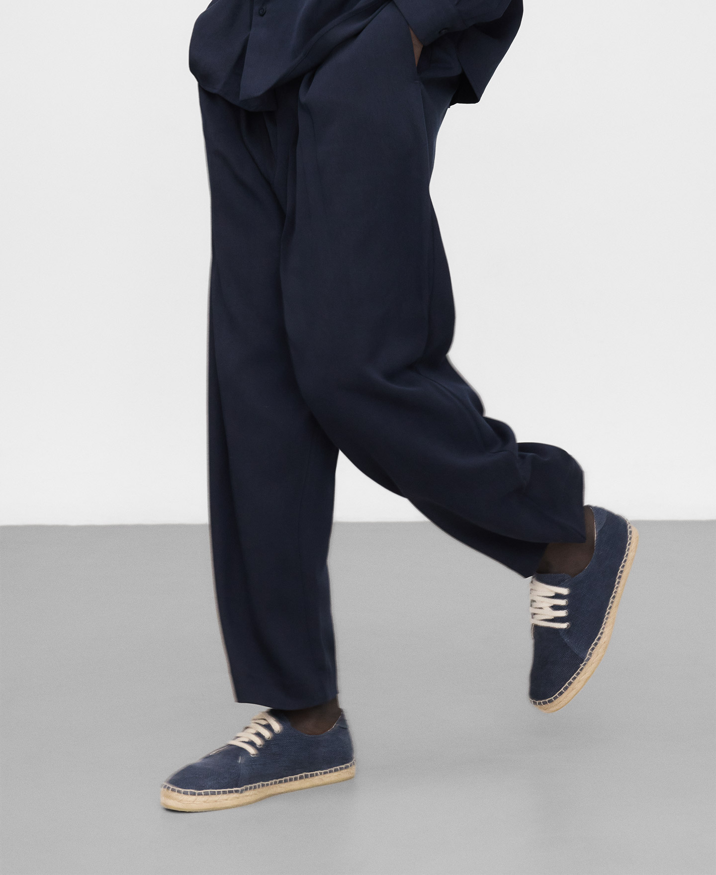 Jute lace-up espadrille image number 4