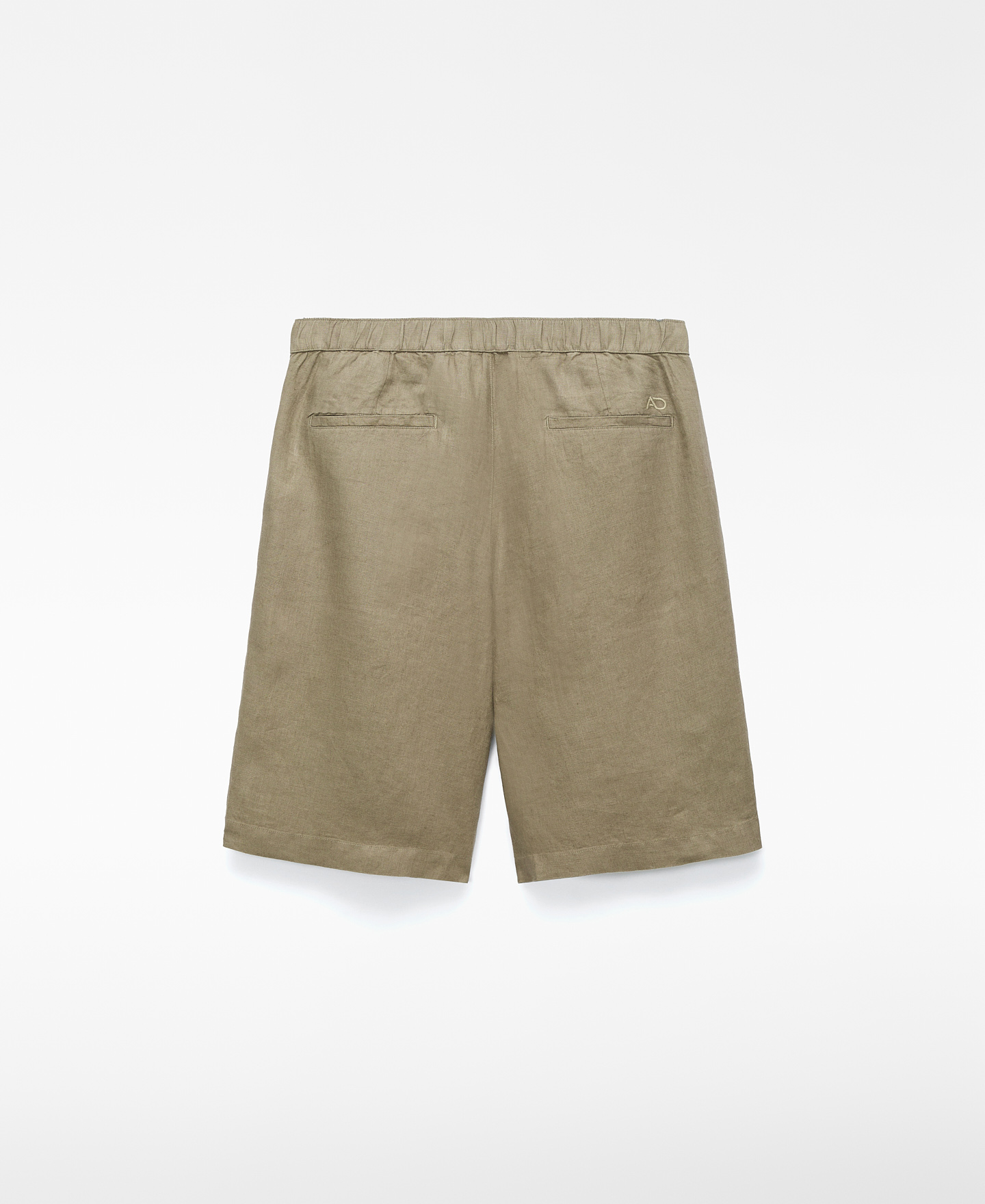 Bermuda com pregas em linho europeu image number 5