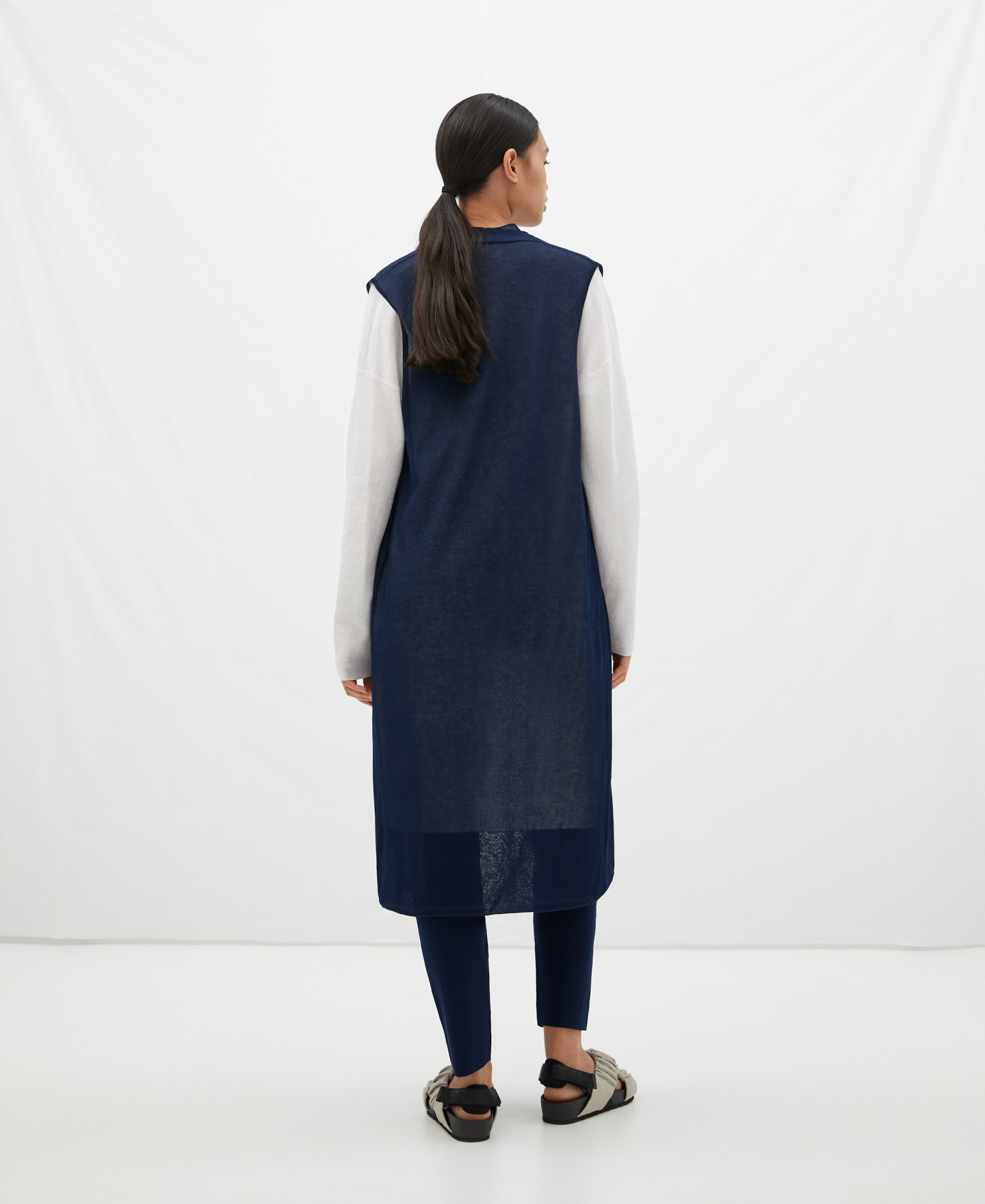 Chaqueta oversize en viscosa image number 2