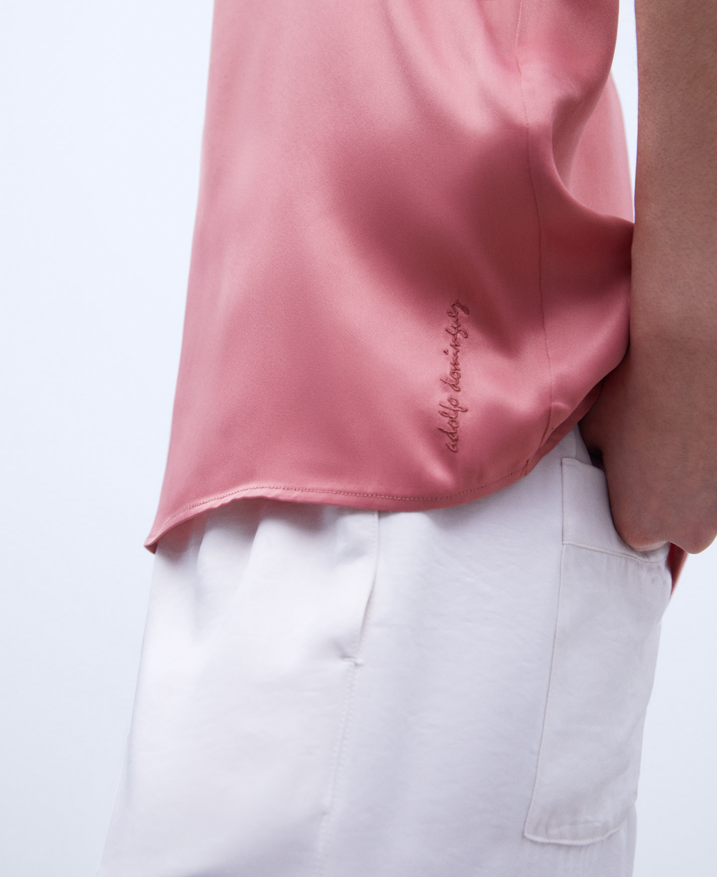 Viscose fluid blouse image number 3