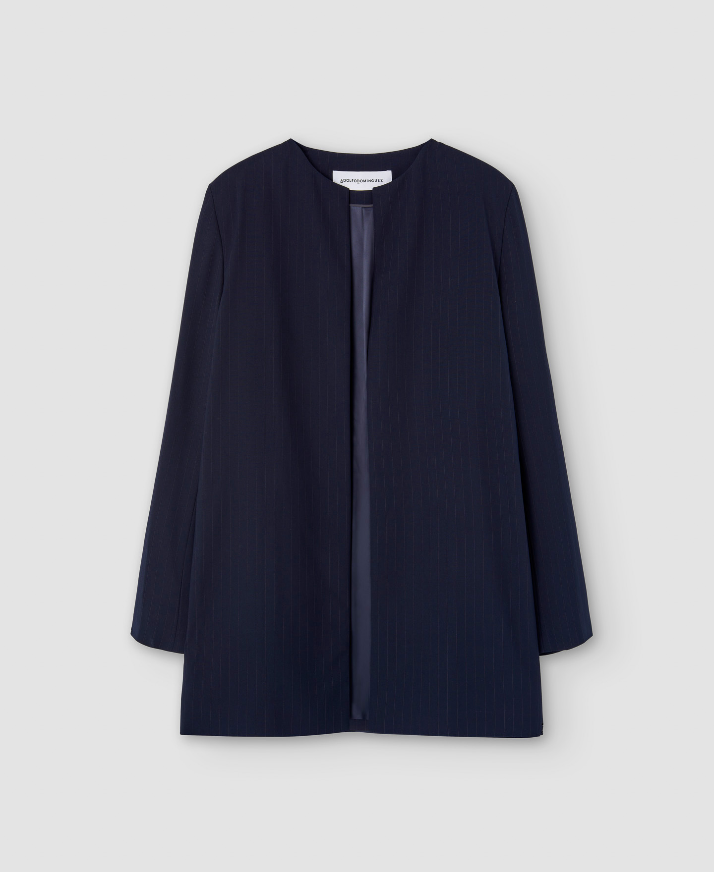 Crew neck jacket image number 4