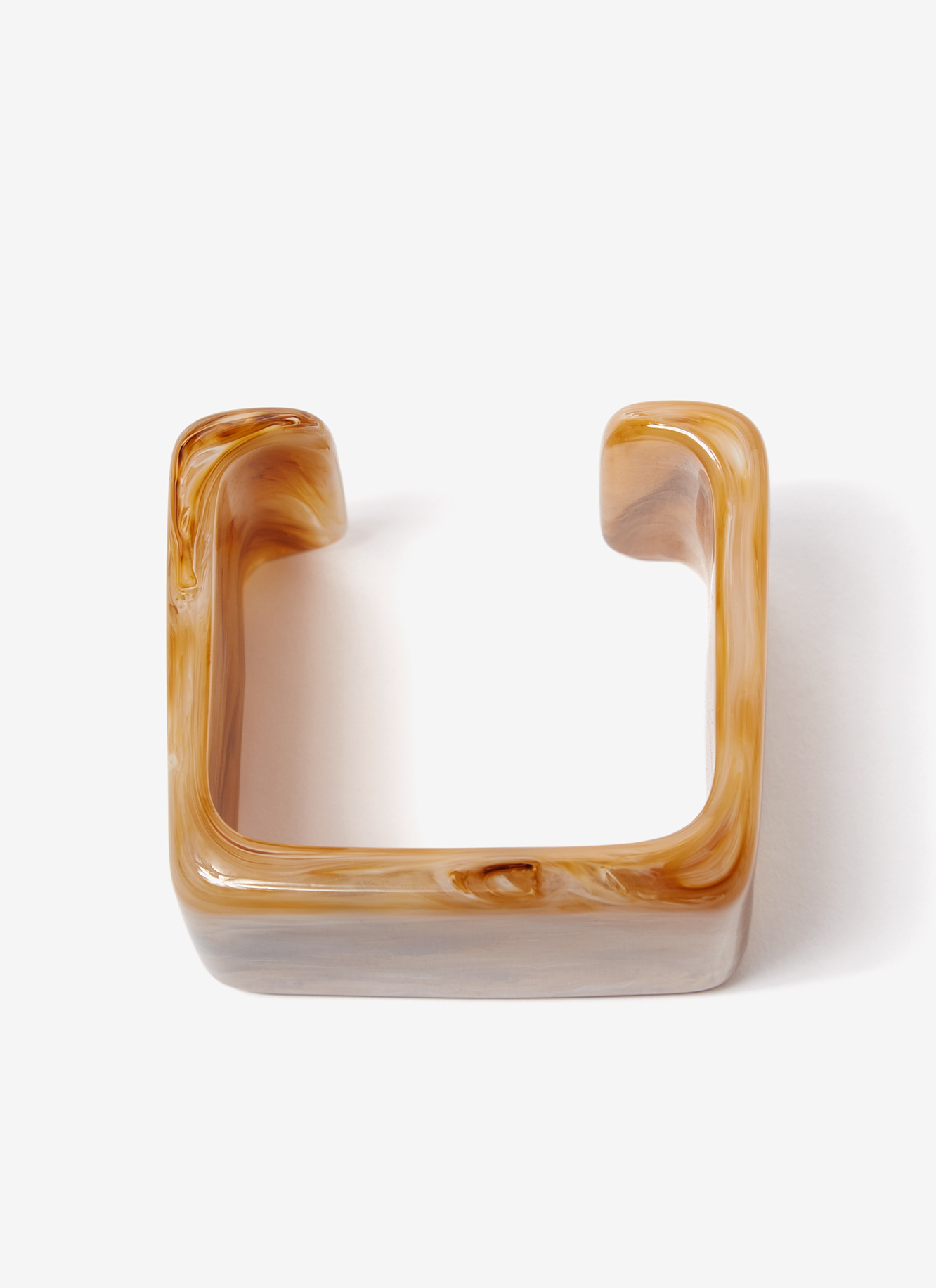 Squared resin maxi bracelet image number 1