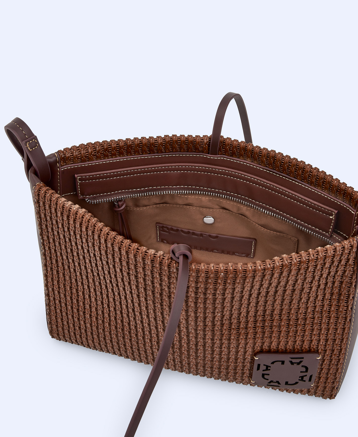 Bandolera grande reciclada trenzada image number 3
