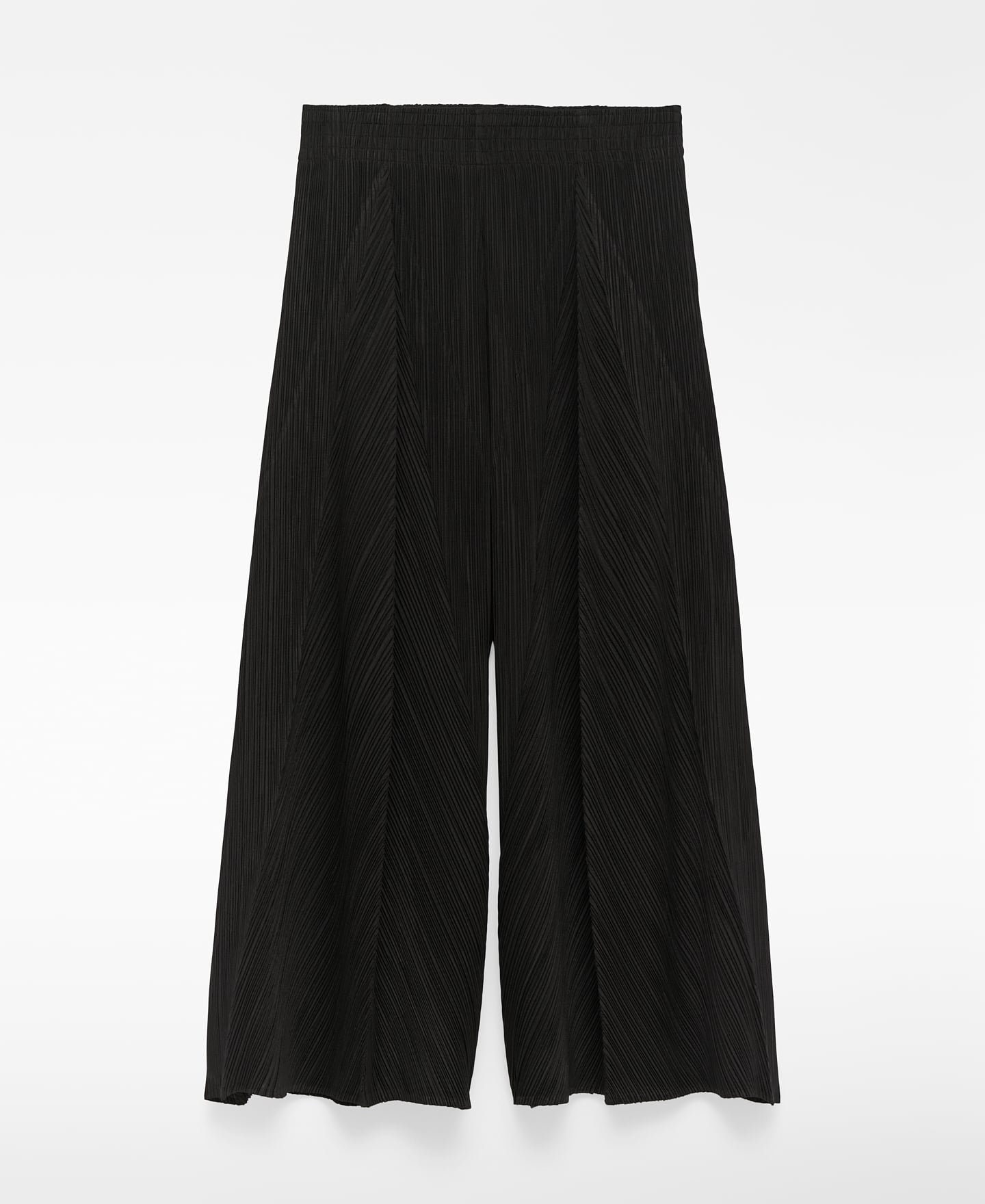 Crinkle palazzo trousers image number 6