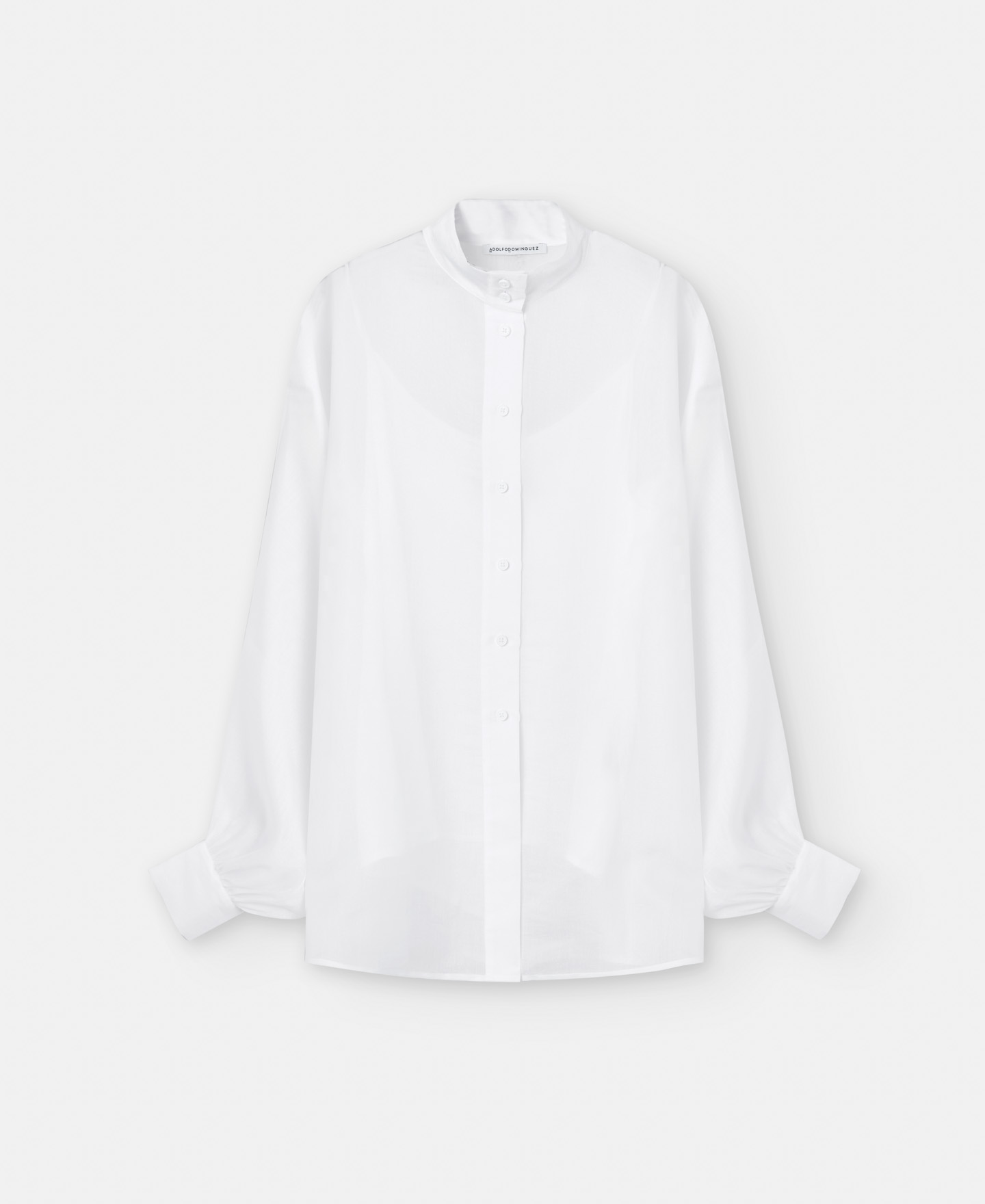 Camisa oversize en lyocell image number 4