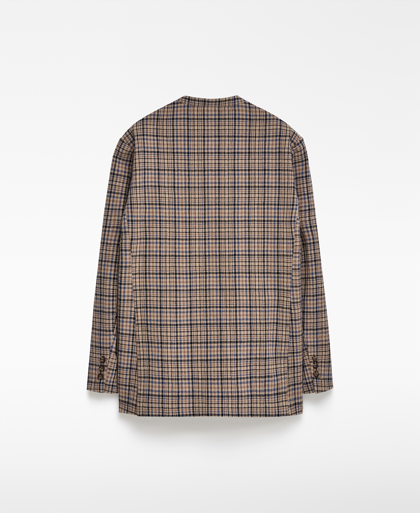Checked tailored blazer woman image number 2