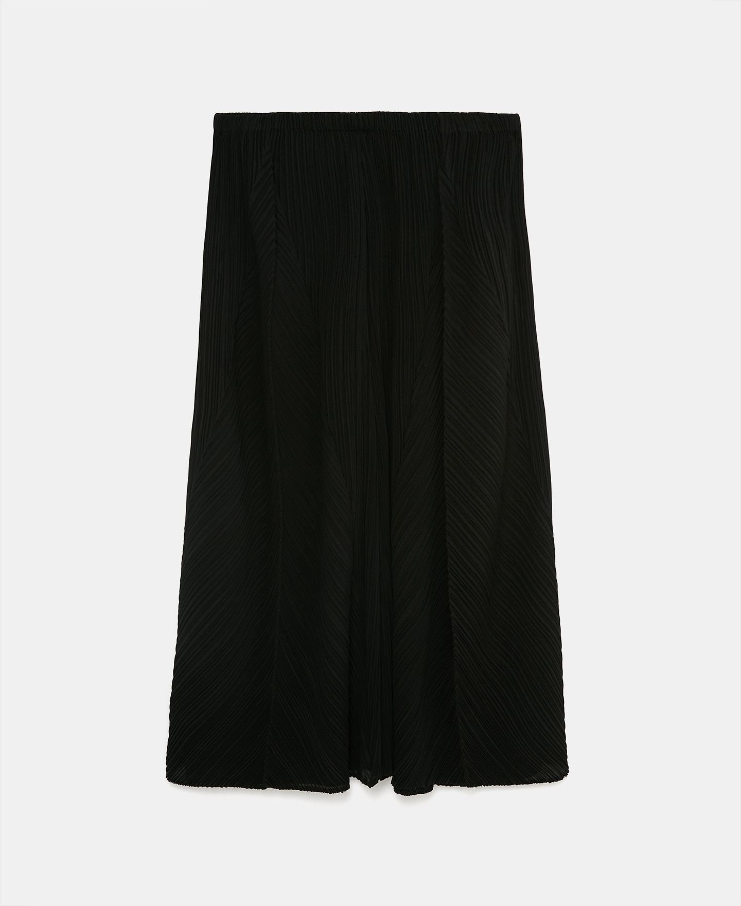 Pantalón con godet en crinkle image number 4