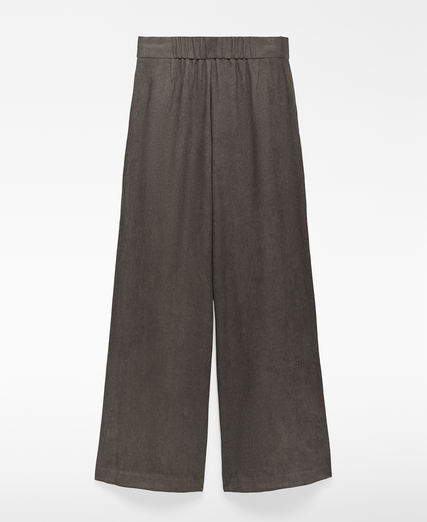 Corduroy wide-leg trousers woman image number 5