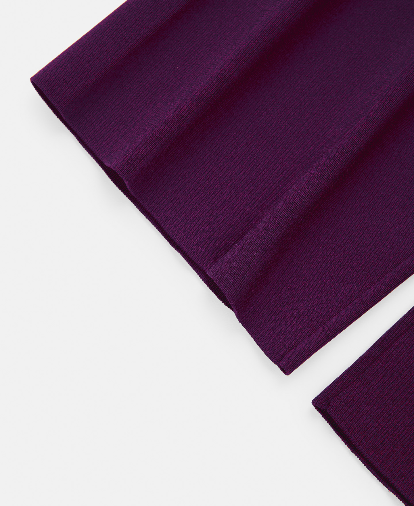 Viscose ribbed knit pants image number 6