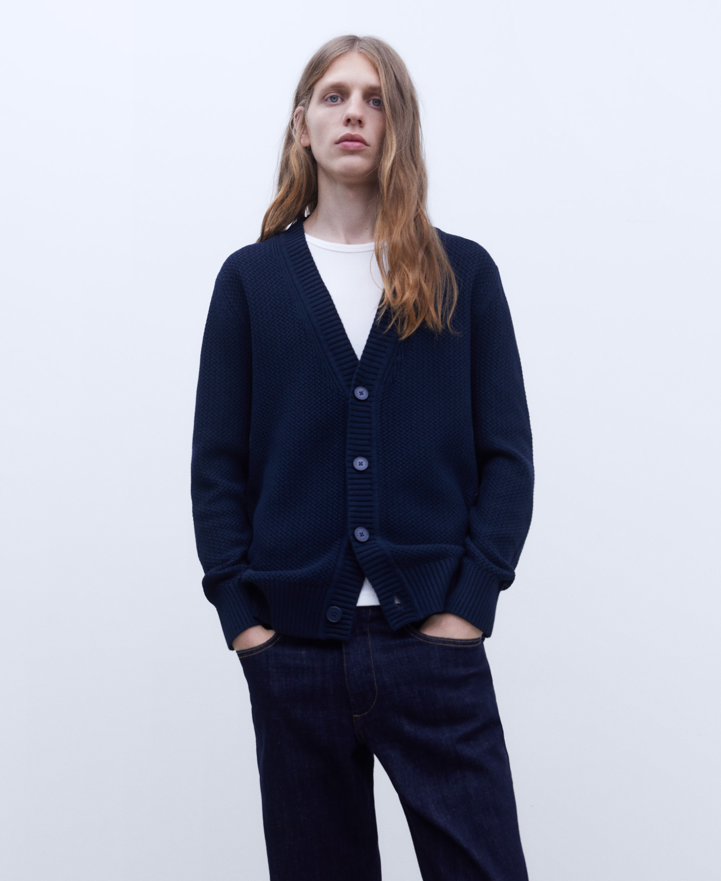 Cotton cardigan image number 0