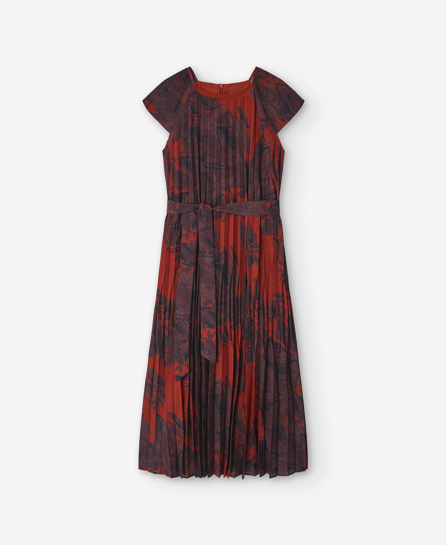 Vestido estampado en crinkle image number 4