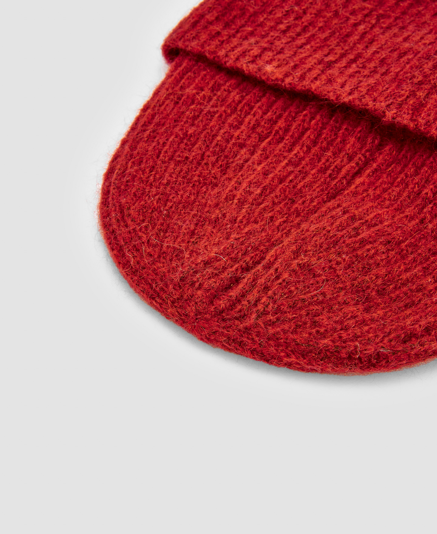 Wool and alpaca knitted beanie cap image number 2