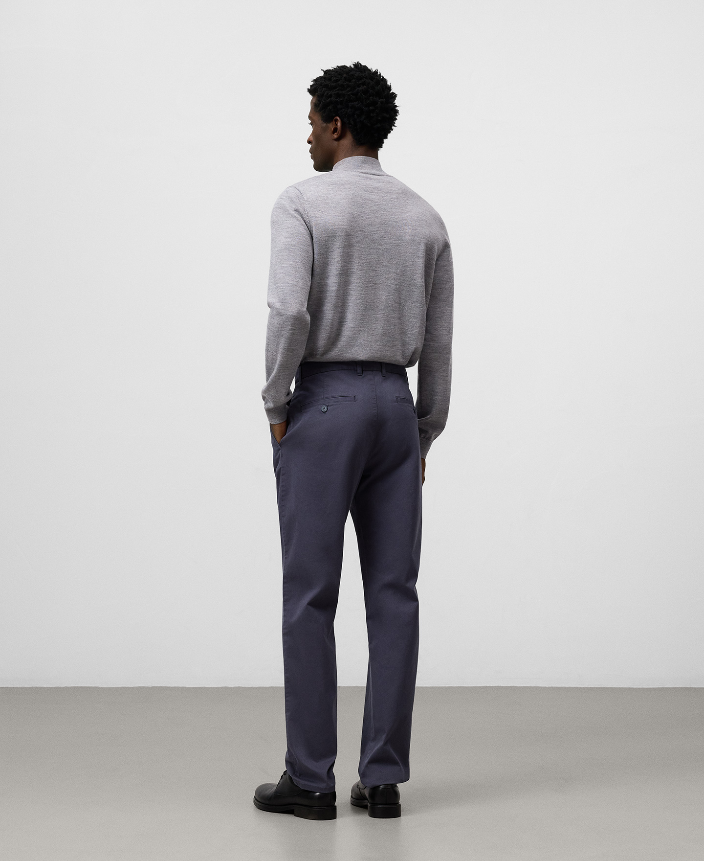 Regular fit chino trousers man image number 2
