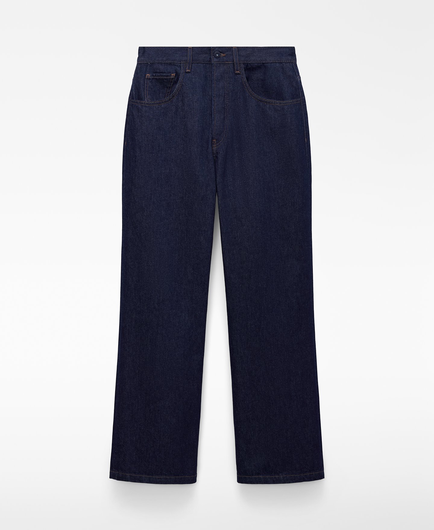 Pantal&oacute;n denim algod&oacute;n pierna recta image number 4