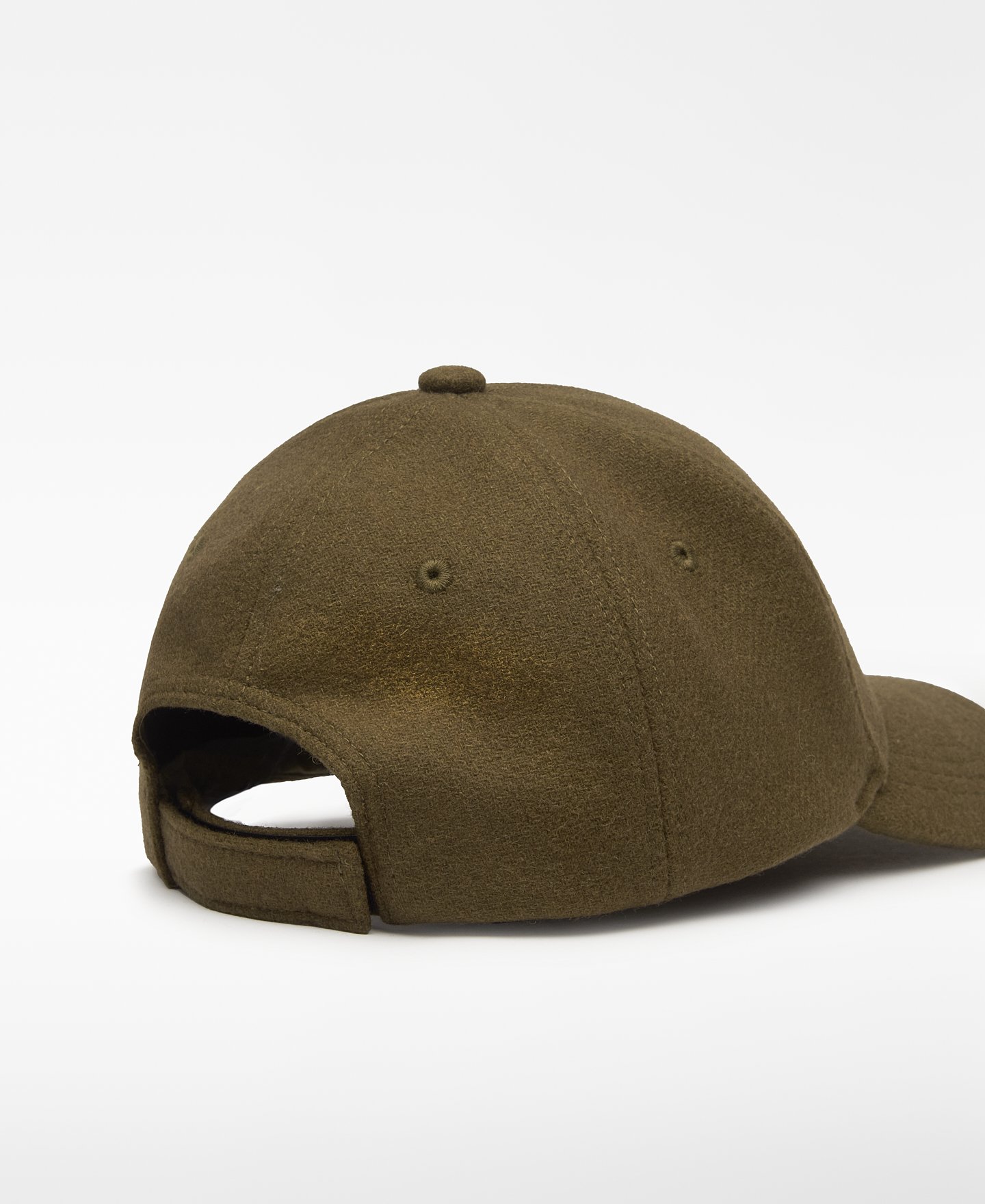 Gorra invernal verde con lana hombre image number 2