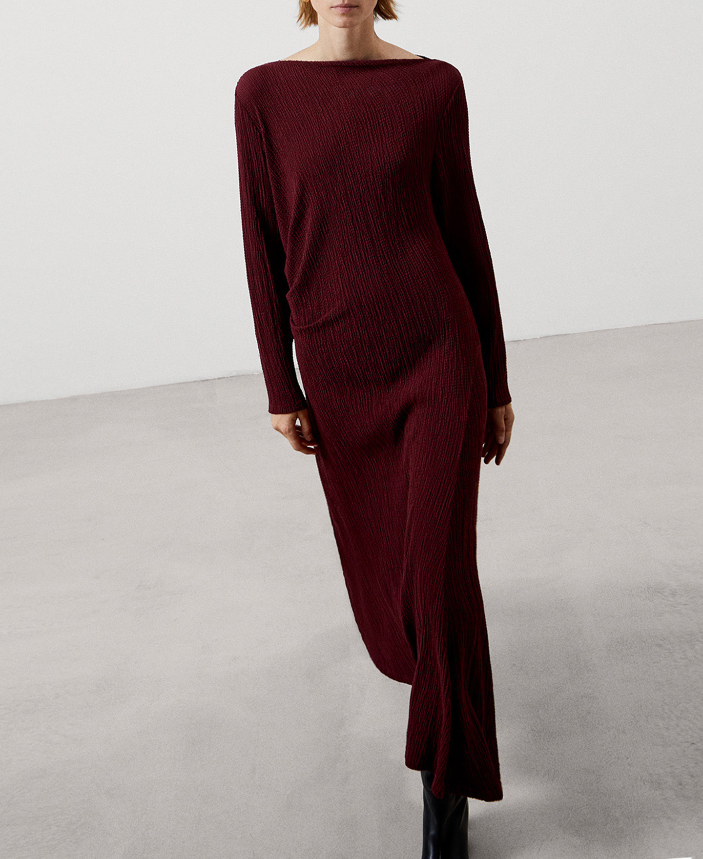 Dolman sleeve long dress image number 4