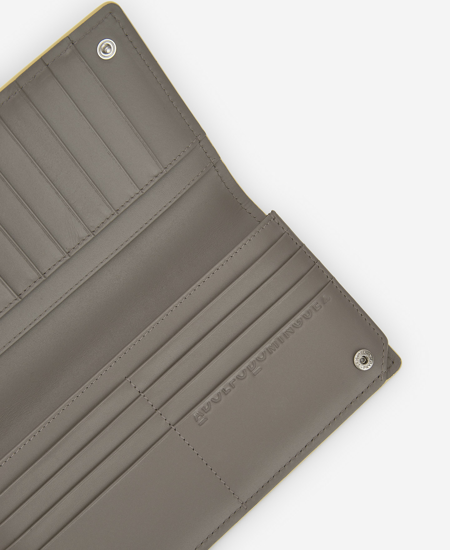 Responsible grey leather wallet women image number 1