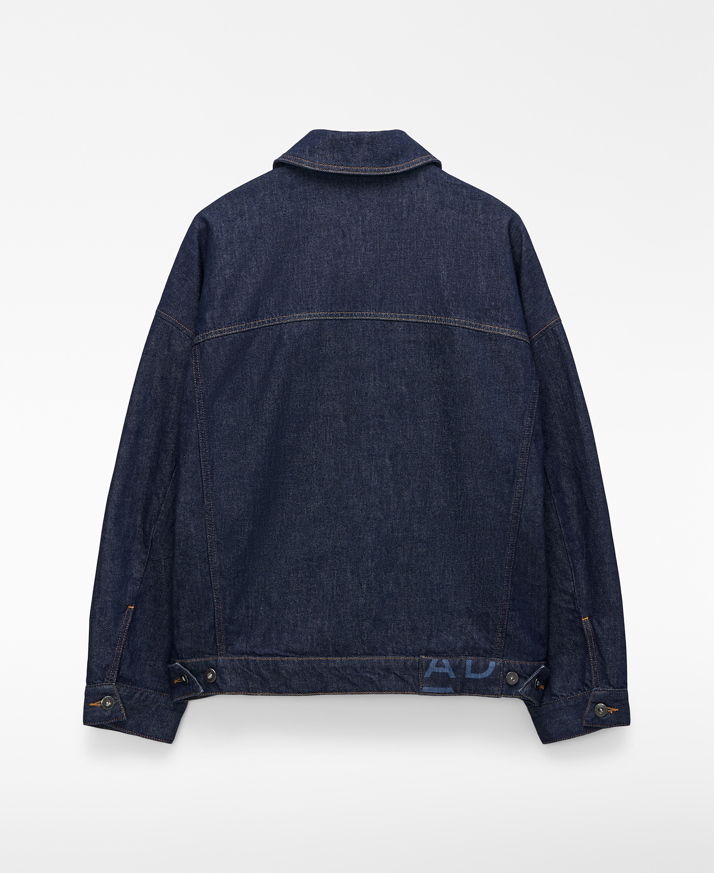 Coton denim oversize jacket image number 5