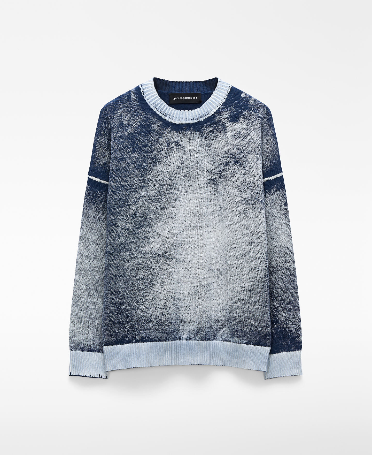 Organic cotton washed-effect sweater image number 4