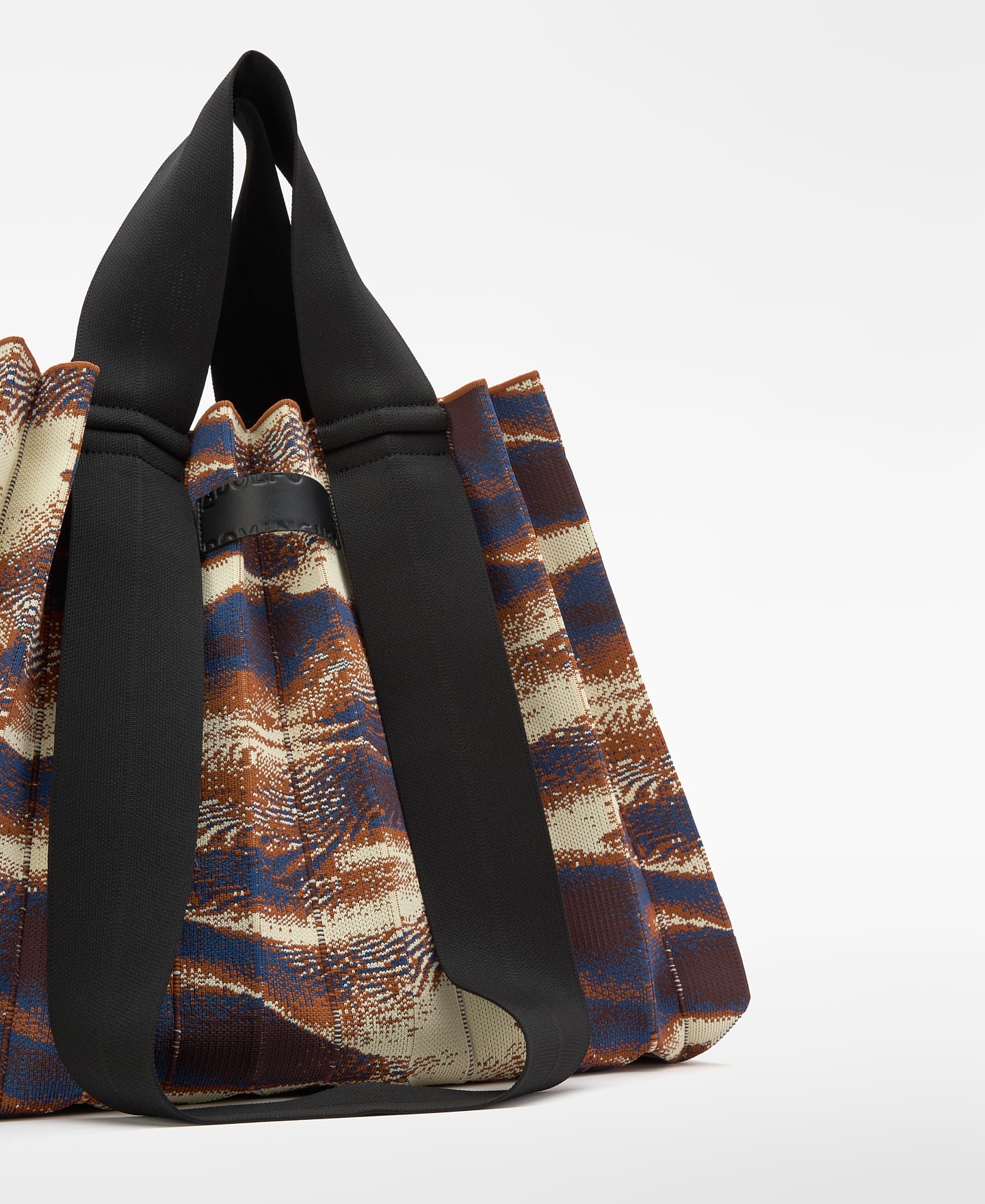 Maxi Shopper plissierter Strick bedruckt image number 2