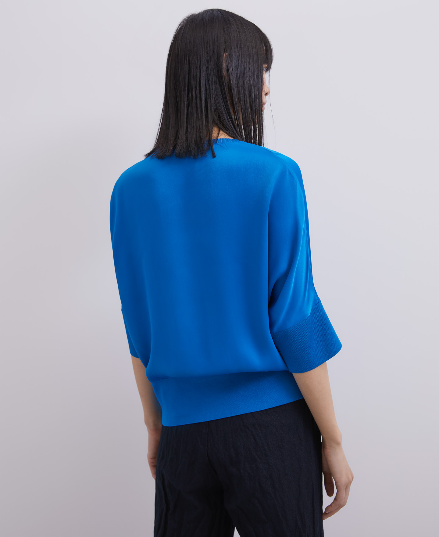 Viscose round neck t-shirt image number 3