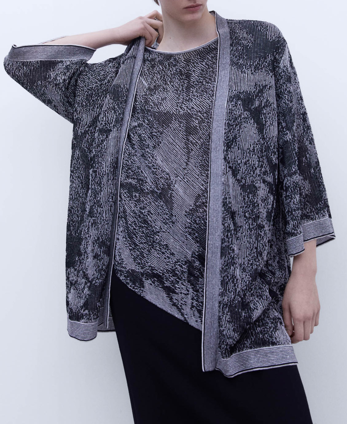 Cotton and linen kimono jacket image number 0