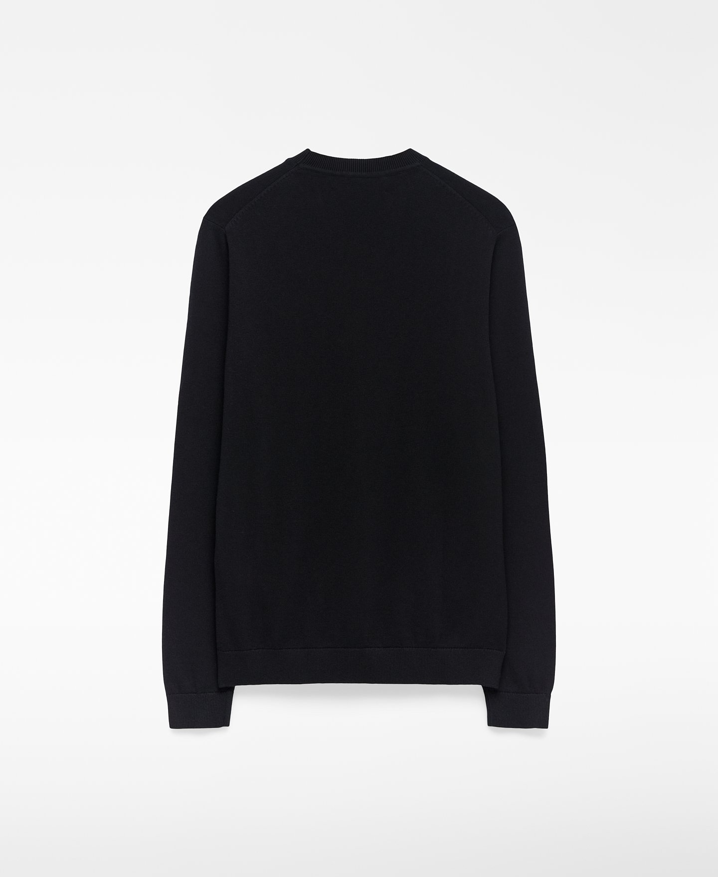 Regular fit V-neck sweater man image number 1