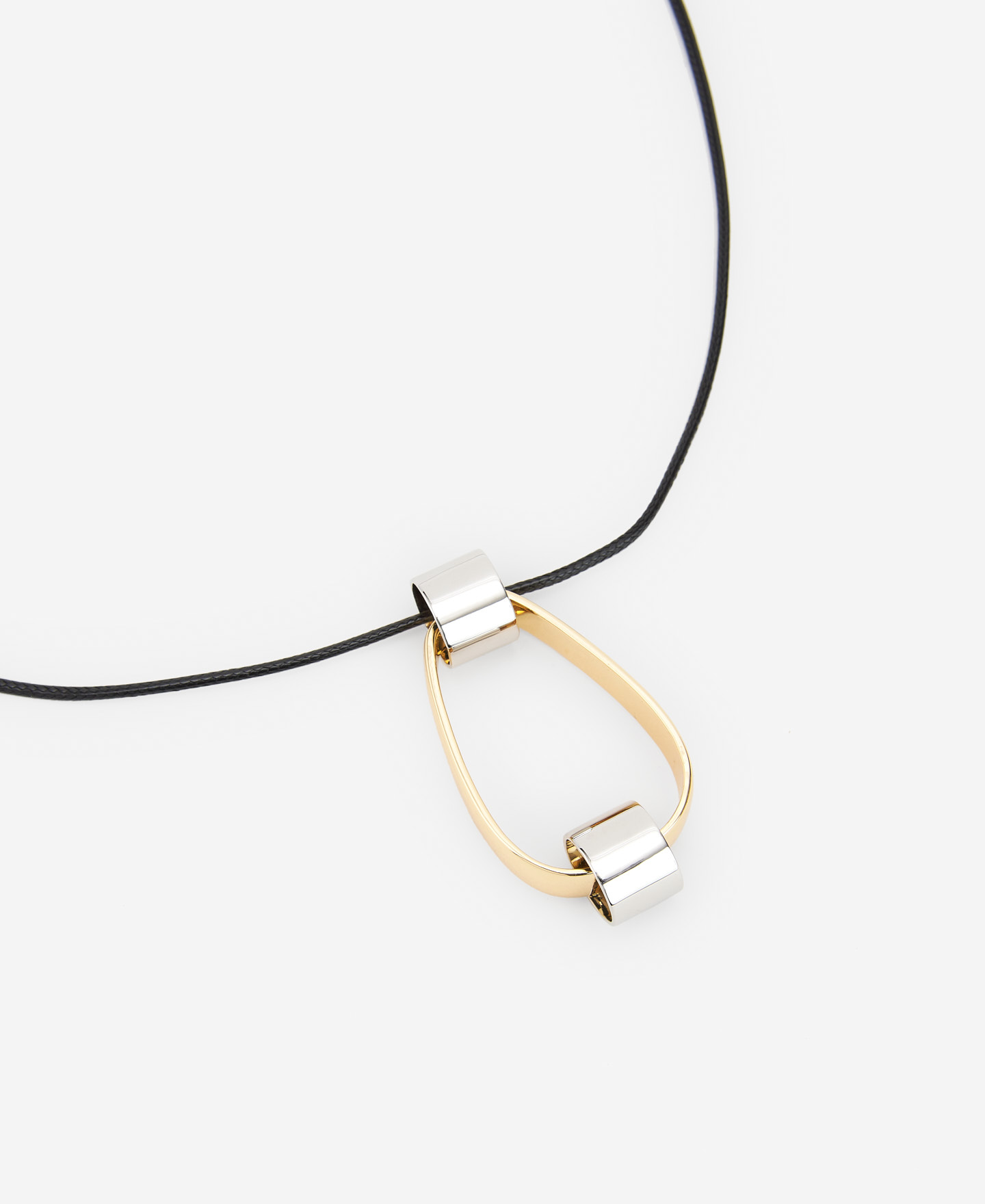 Zinc pendant with mobile pieces image number 1