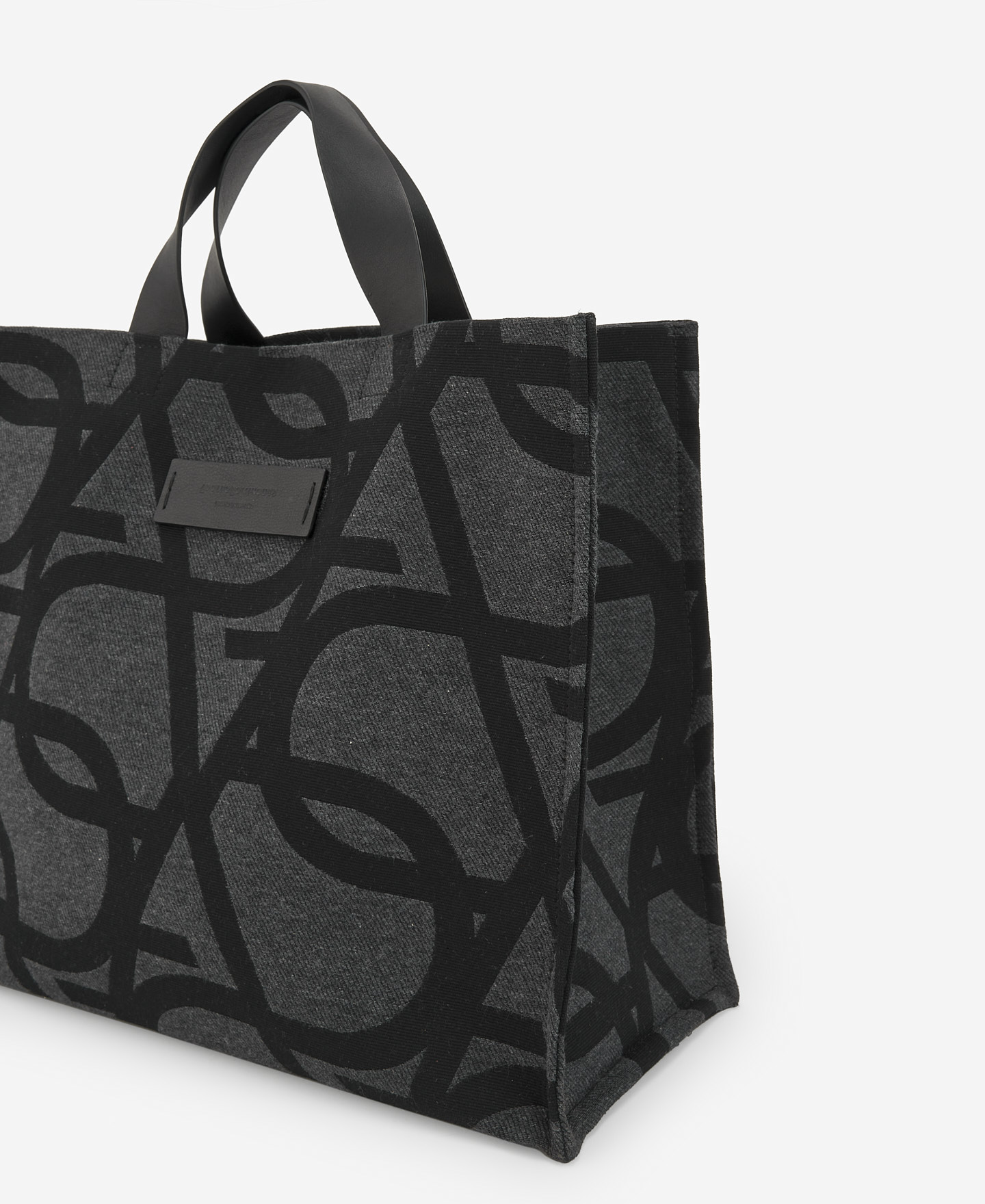 Monogram motif shopper bag image number 2