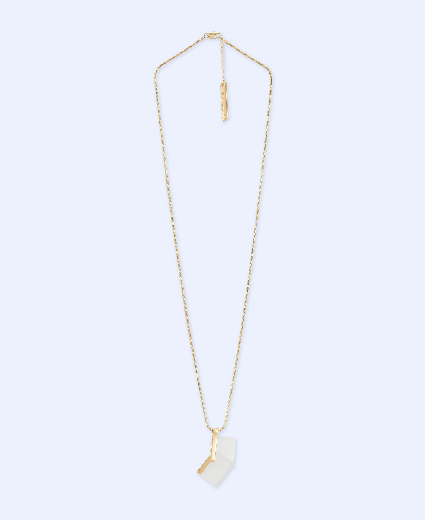 Pleated zinc and resin pendant image number 0