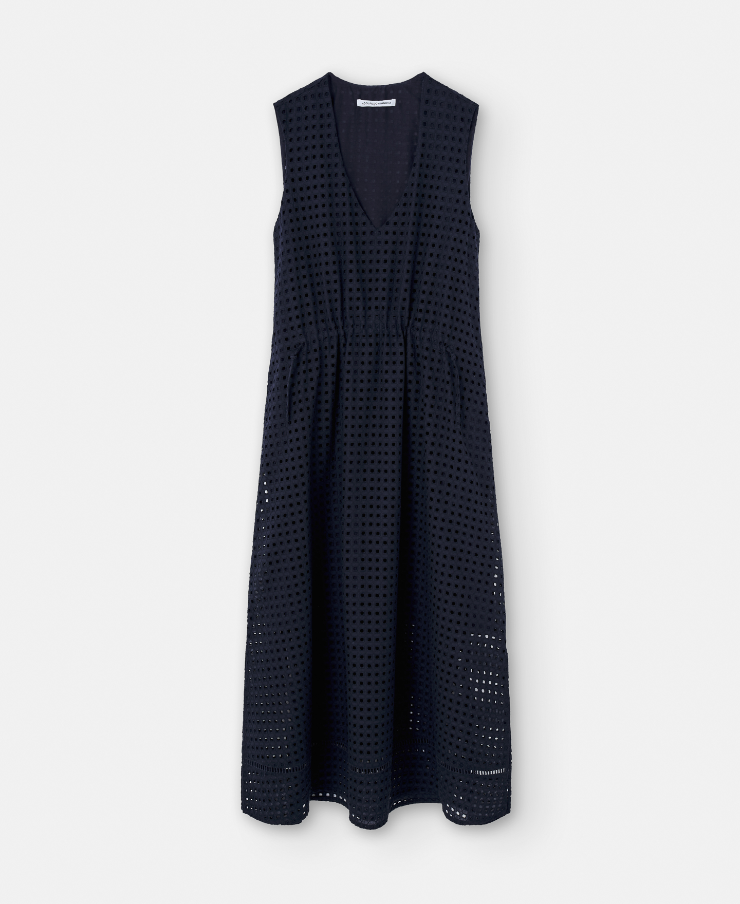 Waist gathered dress image number 4