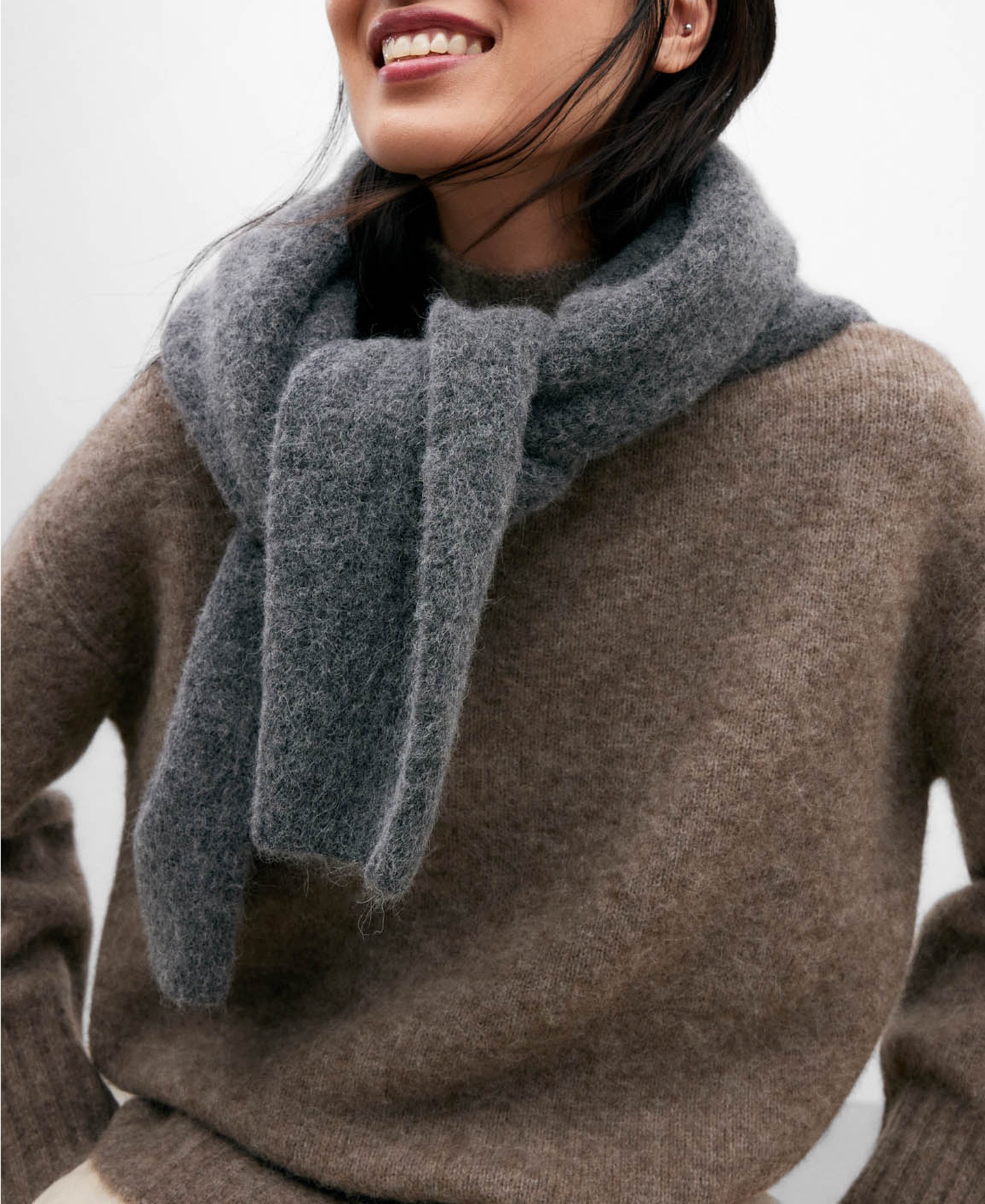 Jersey en fibra de alpaca para mujer image number 3