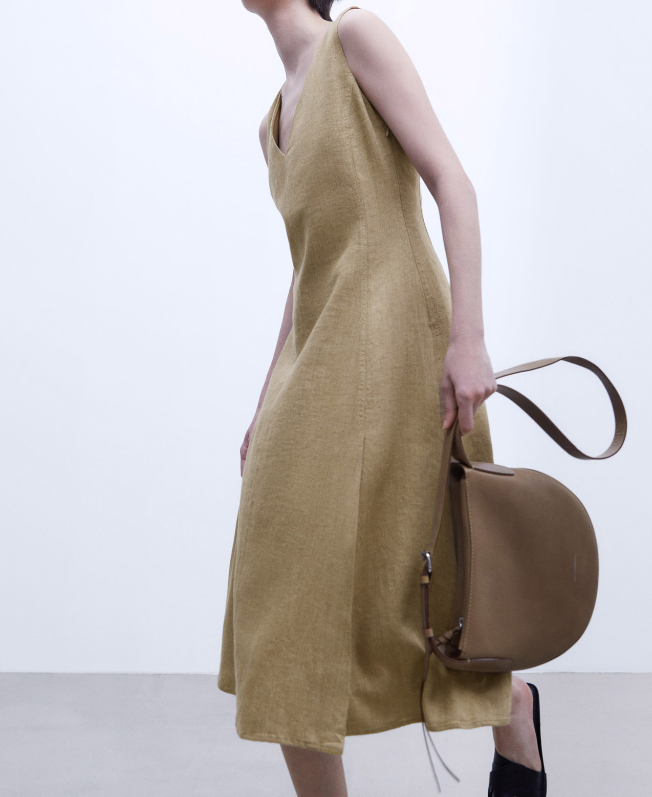 Linen and cotton dress image number 3