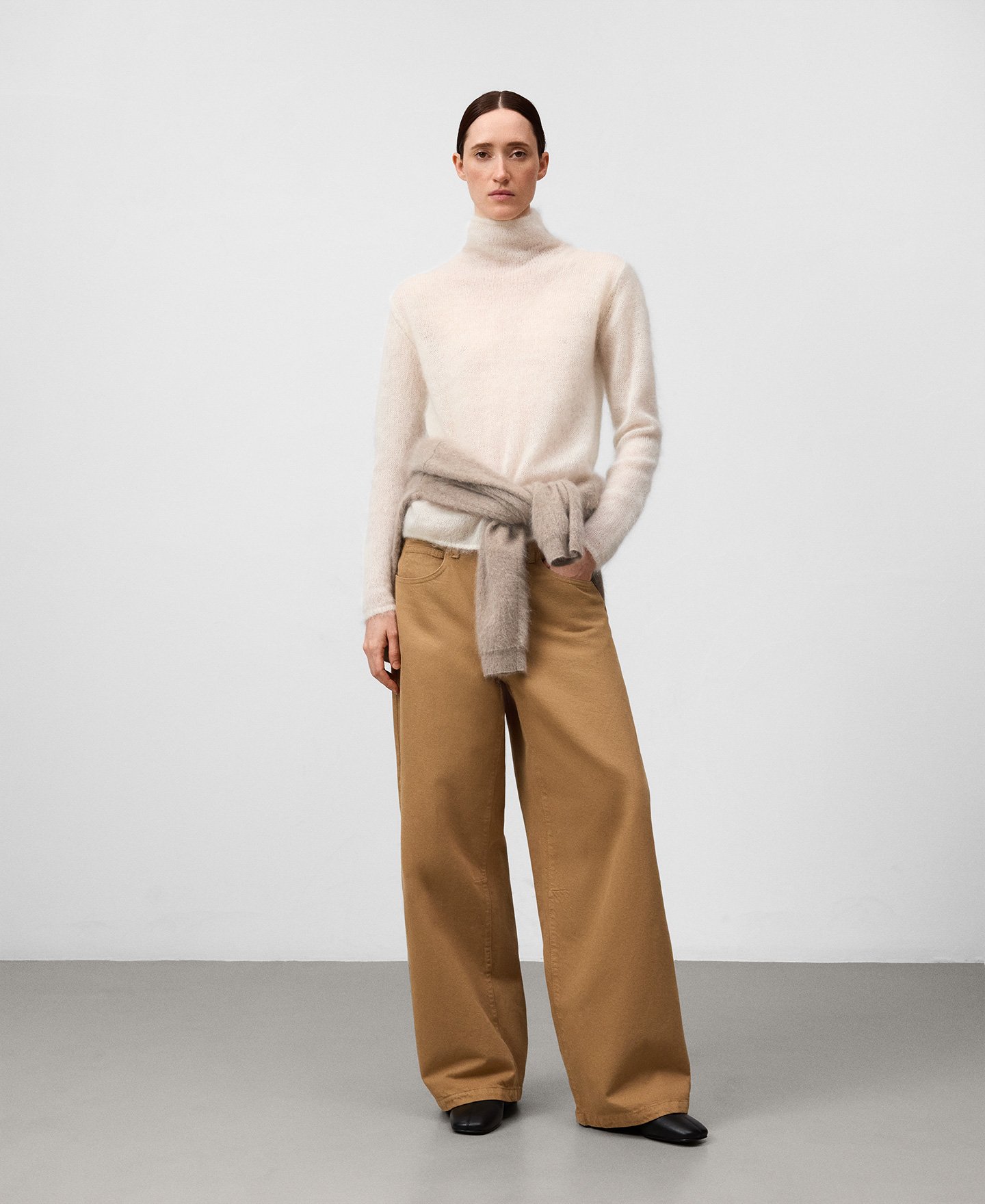 Jersey punto cardado mujer image number 1