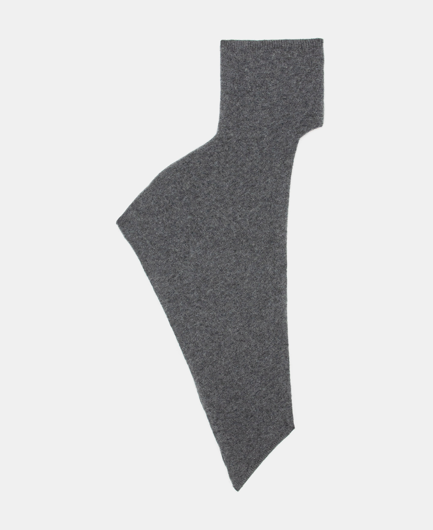 Wool and alpaca scarf with collar image number 6