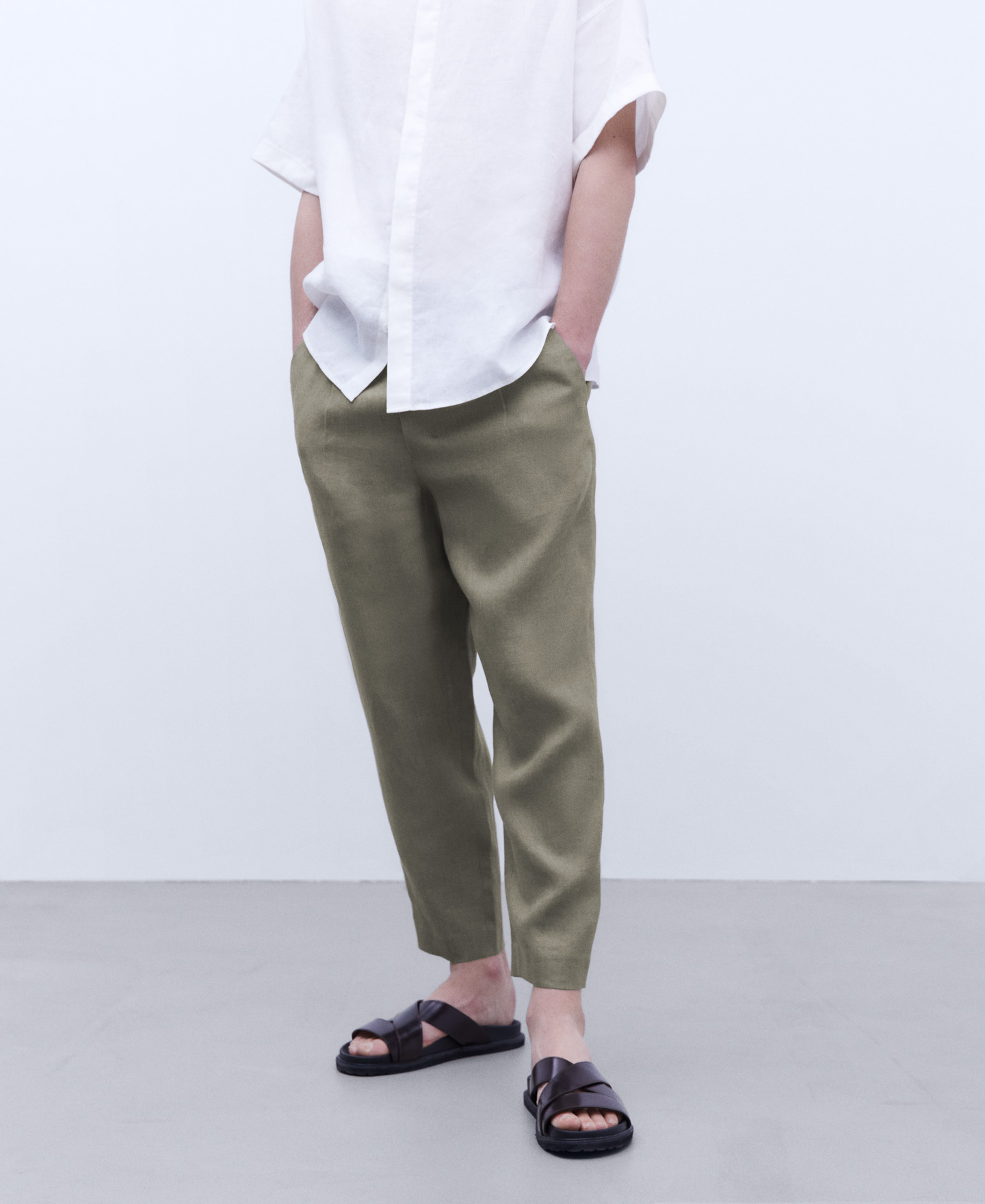 European linen trousers image number 0