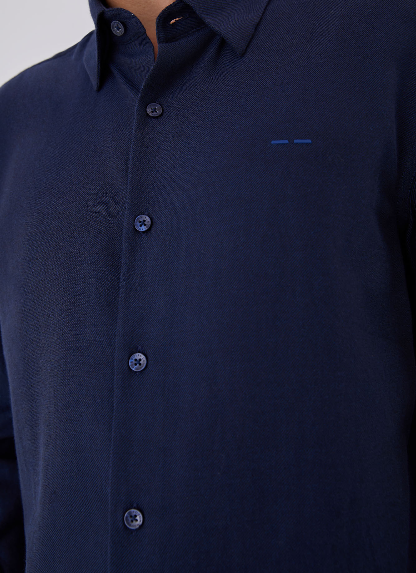 Micro textured cotton shirt image number 2