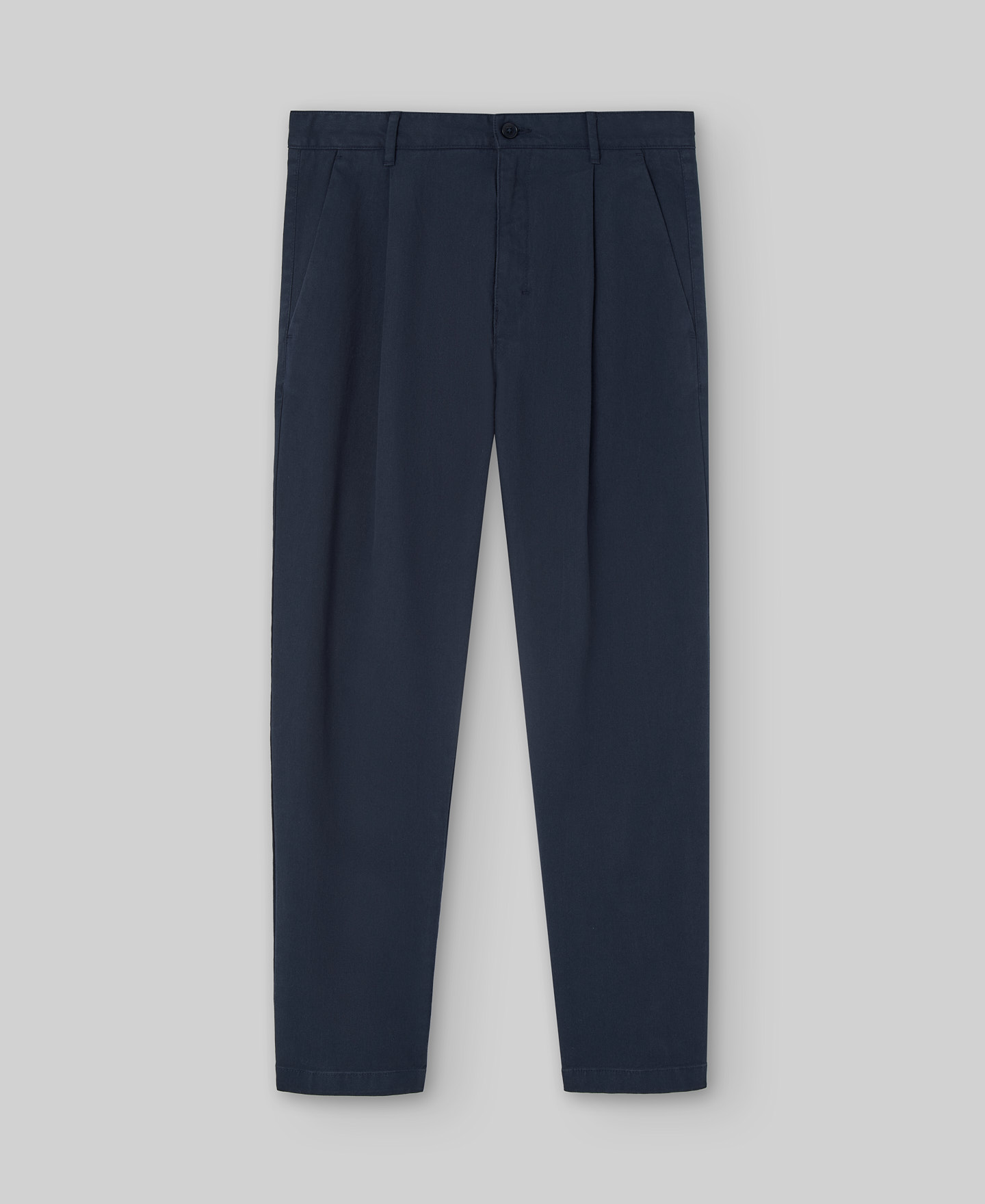 Cotton twill chino trousers man image number 4