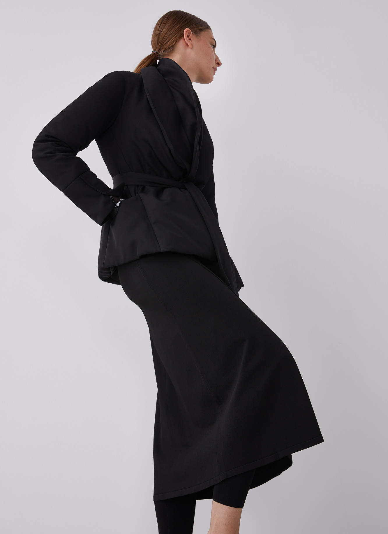 Padded kimono style jacket image number 3